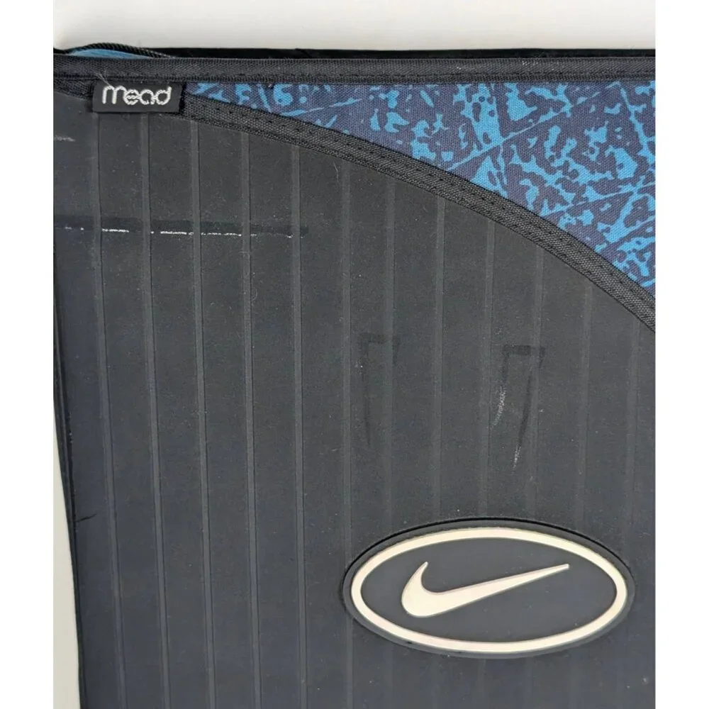 Vintage 90s Nike Mead School Folder Trapper Keeper With Folder Divider Inserts